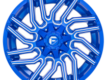 Aluminum Wheels 22X12 Typhoon D774 5 On 114.3/5 On 127 Anodized Blue Milled 78 Bore -44 Offset Fuel Off Road Wheels