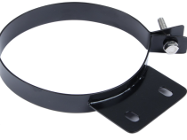 Diesel Stack Exhaust Clamp 10 in Black Finish 304 Stainless Steel Pypes Exhaust