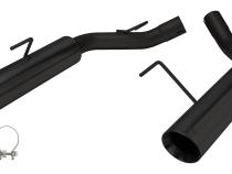 2005-2010 Mustang Pype Bomb Axle Back 304 Stainless Black Powder Coated Pypes Performance Exhaust