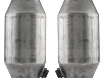 Crossmember Back w/H-Pipe Exhaust System 75-79 Nova Split Rear Dual Exit 2.5 in Intermediate And Tail Pipe Turbo Pro Muffler/Hardware Incl Tip Not Incl Catalytic Converter Incl Pypes Exhaust
