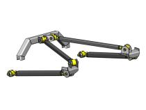 Jeep Wrangler Pro Series Rear Long Arm Upgrade Kit 2004-2006 LJ Clayton Off Road