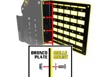 2021-Present Ford Bronco 4 Door MOLLE Plate Power Tank