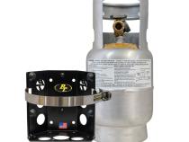 Teton Locker Propane Tank Bracket for 5 lb LP Bottle 8 Inch Diameter Power Tank