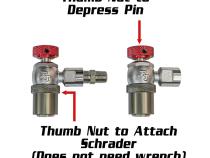 PT Shock Chuck XL NAL 1/8 FPT Male Power Tank