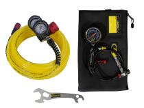 Nitrogen Regulator Kit for Shocks w/ 800 psi Analog Shock Inflator Gauge Power Tank