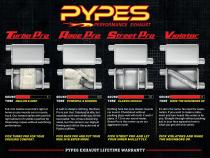 Crossmember Back w/X-Pipe Exhaust System 65-70 B-Body Split Side Dual Exit 2.5 in Intermediate And Tail Pipe Hardware Incl Muffler And Tip Not Incl Pypes Exhaust