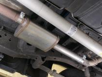 19-25 Silverado / Sierra 1500 4.8L/5.3L Single Exit Tunes &amp;amp; Tip Muffler Replacement Exhaust Kit Violator Muffler Black Tip SGT32VB PYPES