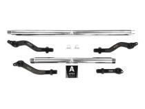 Heavy Duty Polished Aluminum Tie Rod and Drag Link Axle Swap Kit Currie 70 Inch Jeep JK 2.5T No-Flip kit is for Axle Upgrade Options Only Apex Chassis