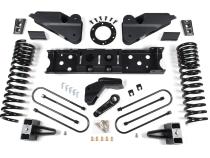 19-24 RAM 3500 4.5 Inch Radius Arm Bracket 2 Inch Rear Block Without Overload Diesel 8-Bolt T-Case Fox Adventure Shocks Zone Offroad
