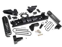 19-24 RAM 3500 4.5 Inch Radius Arm Bracket 2 Inch Rear Block Without Overload Diesel 8-Bolt T-Case Fox Adventure Shocks Zone Offroad